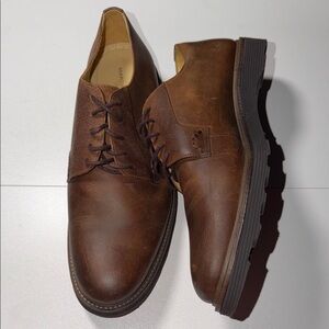 Martin Dingman Like New Men’s Brown Leather Derby Shoes Style 300380 Sz 9 1/2M